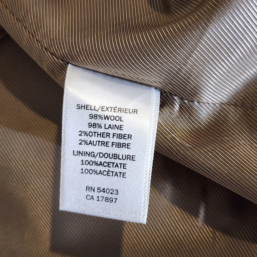 Banana Republic 2pc Pinstripe Suit Mens 42L Gray Wool Office Business Wedding